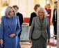 Brigitte Macron și Regina Camilla, la evenimentul literar organizat la sediul ambasadei Franței la Londra. FOTO: Profimedia