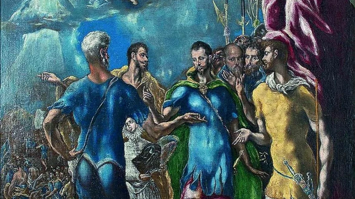 Retorica supliciului El Greco, Sfântul Mauriciu și două tablouri jpeg
