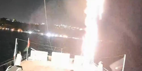 Flotila cu ajutoare pentru Gaza, atacată de drone jpg