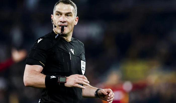 István Kovács, delegat la un meci „încins” din Liga Campionilor (FOTO: EPA)