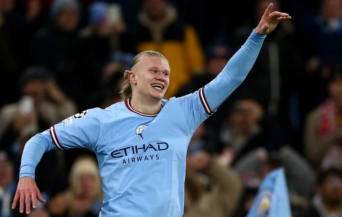 Erling Haaland a marcat cinci goluri pentru Manchester City (FOTO: EPA)