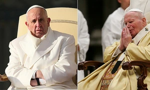 papa francisc papa Ioan paul II jpg