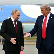 Donald Trump și Putin în Alaska FOTO AFP