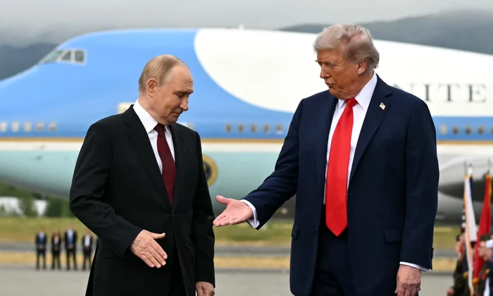 Donald Trump și Putin în Alaska FOTO AFP