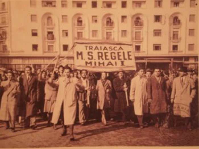 Protestul de pe 8 noiembrie 1945 FOTO Adevărul