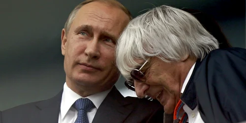 Bernie Ecclestone si Vladimir Putin FOTO EPA-EFE