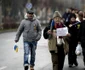 Susţinătorii PSD sosesc în Bucureşti cu autocarele. FOTO Mediafax/Alexandru Dobre