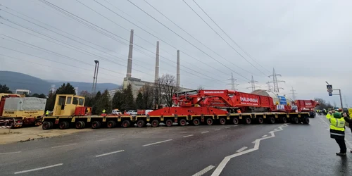 Generatorul a ajuns la termocentrala Mintiaa. Sursa DRDP Timișoara