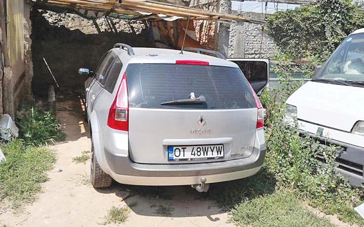 Aceasta este maşina monstrului din Caracal