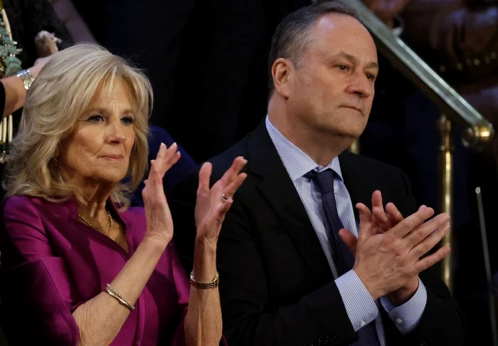 Jill Biden și Douglas Emhoff au fost în centrul atenției (foto: GettyImages)