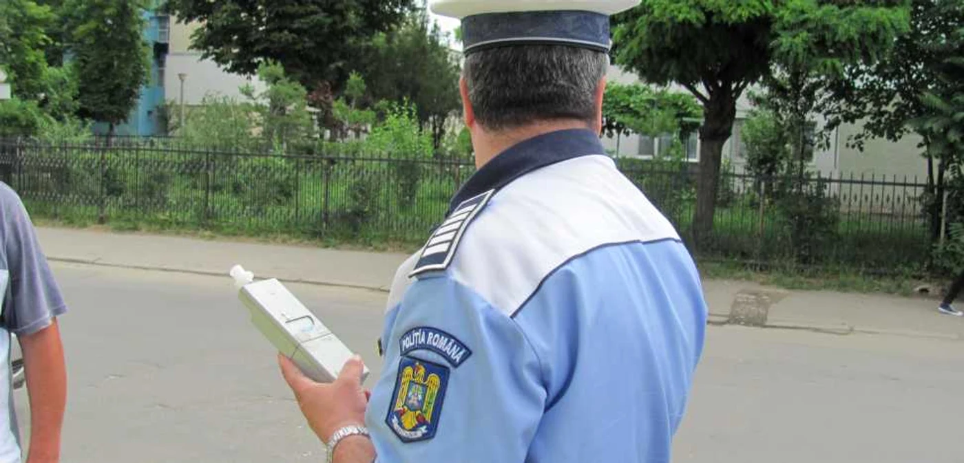 Bărbatul avea o alecoolemie de 1.21 mg/l alcool pur în aerul expirat FOTO Sabina Ghiorghe