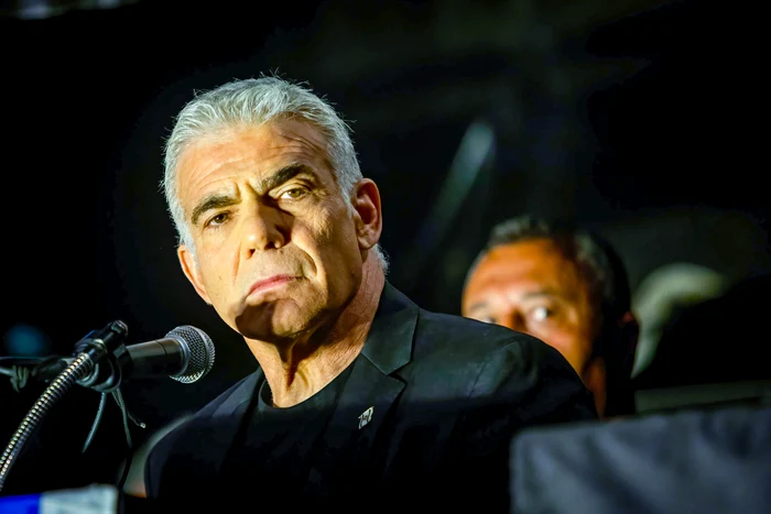 Liderul opoziţiei israeliene, fostul premier Yair Lapid FOTO Profimedia