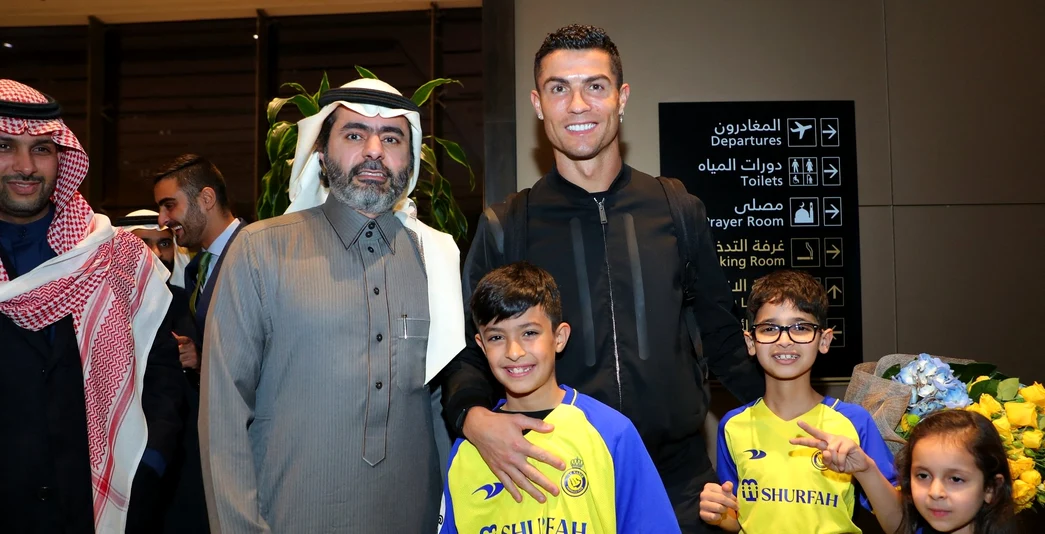 Sosirea lui Ronaldo în Arabia Saudită a fost evenimentul începutului de an. Foto Profimedia