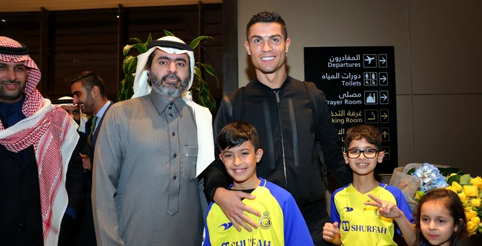 Sosirea lui Ronaldo în Arabia Saudită a fost evenimentul începutului de an. Foto Profimedia