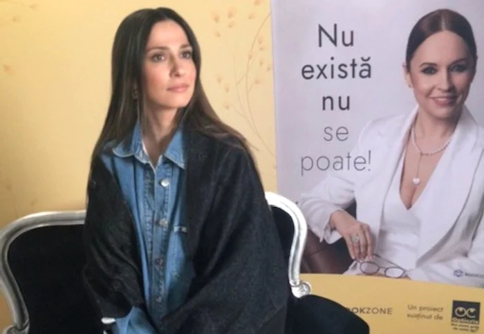 Dana Rogoz, la lansarea cărții Andreei Marin Sursa: Click!  