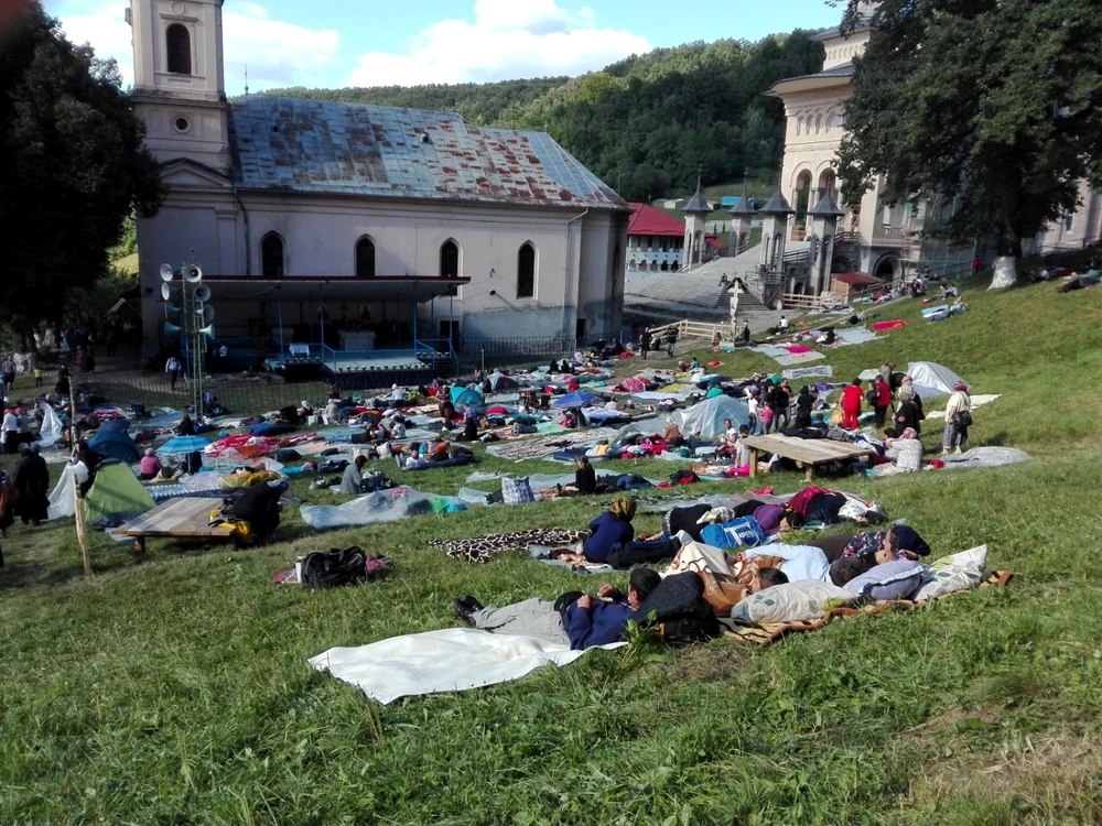 Pelerini la Nicula. Imagine de sâmbătă, 13 august 2016 FOTO Adevărul
