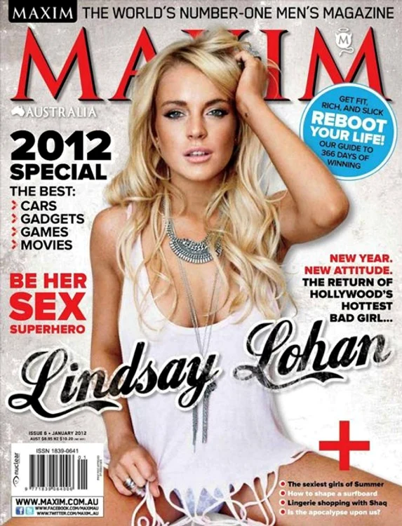 
    Lindsay Lohan, pe coperta revistei Maxim Australia  