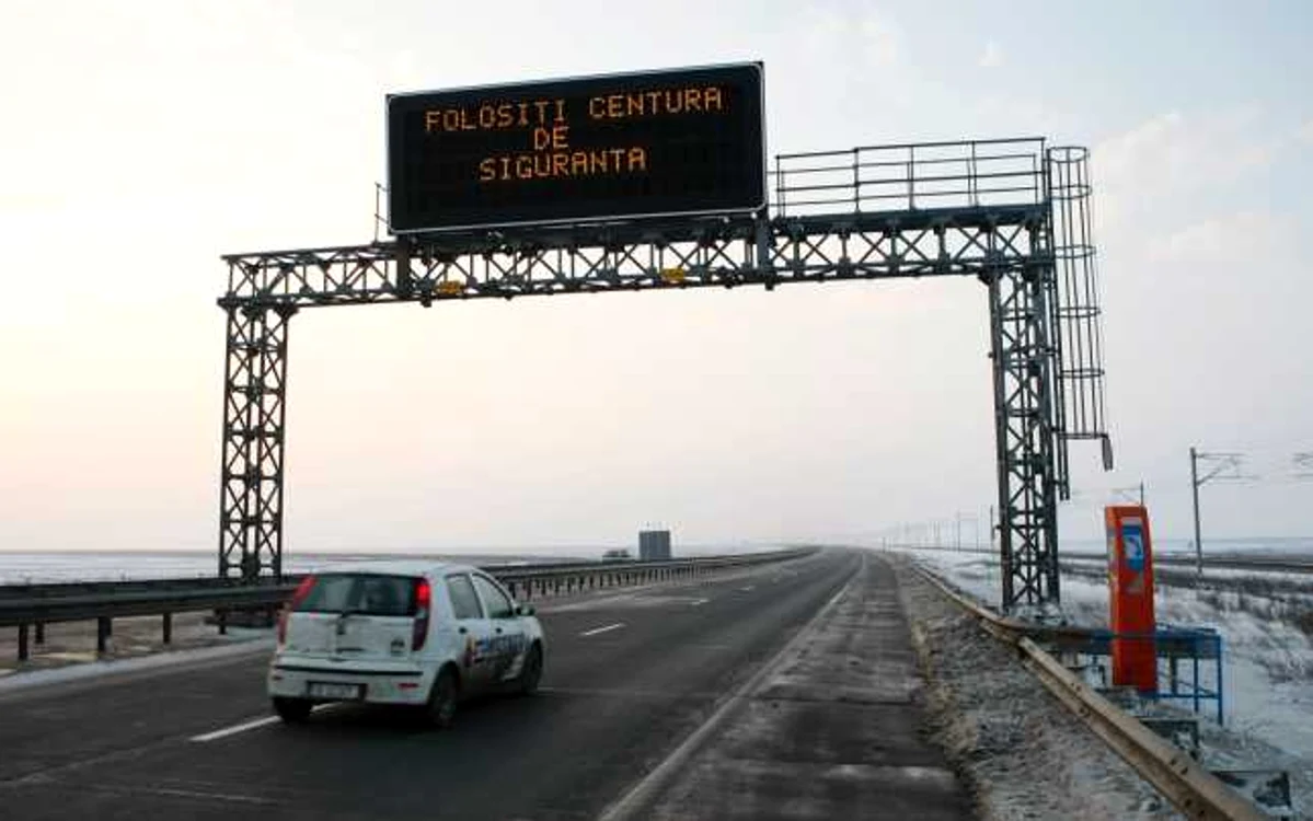Incidentul s-a petrecut pe A2, sensul Constanţa-Bucureşti Foto:Adevărul