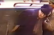 Nicolae Ceaușescu, capturat la Târgoviște (foto: captură video TVR)