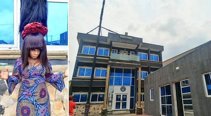 Helen Williams a creat o perucă de peste 15 metri înălțime (Foto: Guinness World Records)