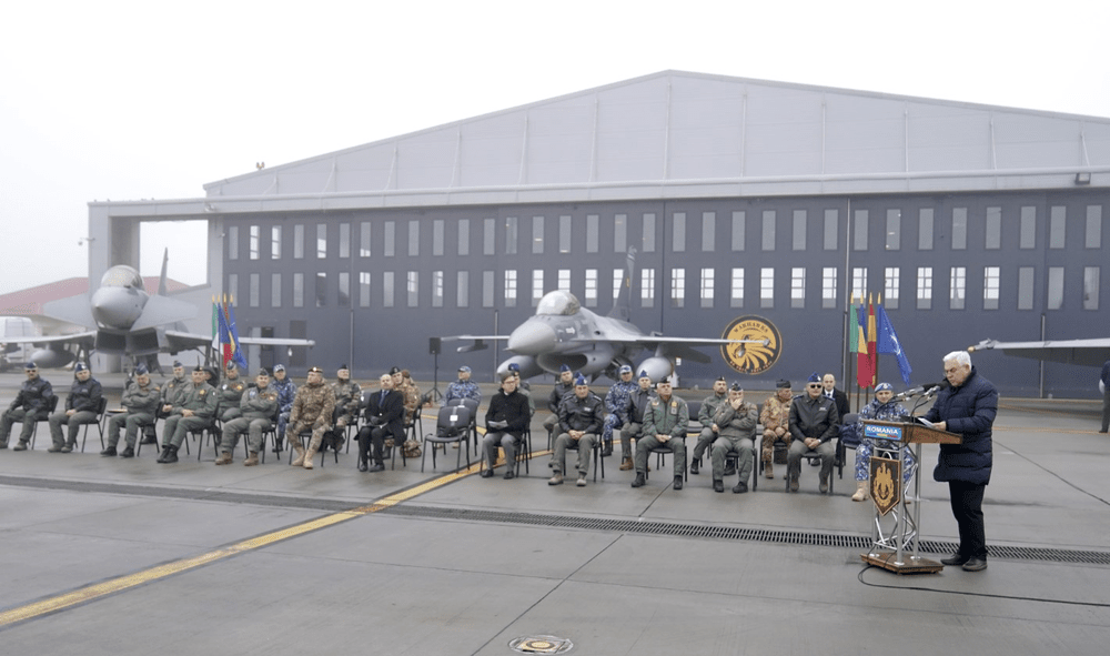 Detașamente ale Forțelor Aeriene Italiene, Spaniole și Române vor executa misiunea de Poliție Aeriană Întărită