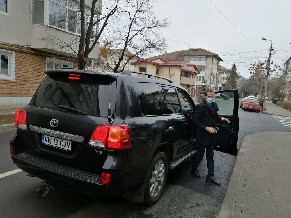 Noul preşedinte al CJ Vrancea spune că maşina cupărată de Oprişan consumă mult FOTO: Ştefan Borcea