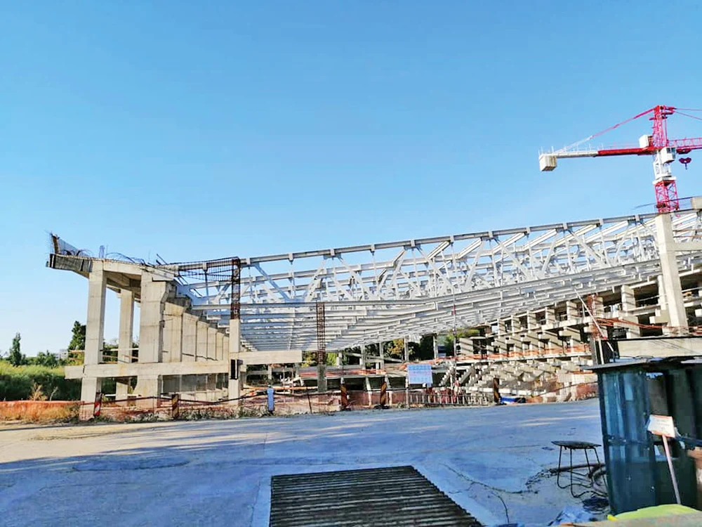 În urma scandalului dintre Primăria Capitalei și constructori, șantierul a fost abandonat