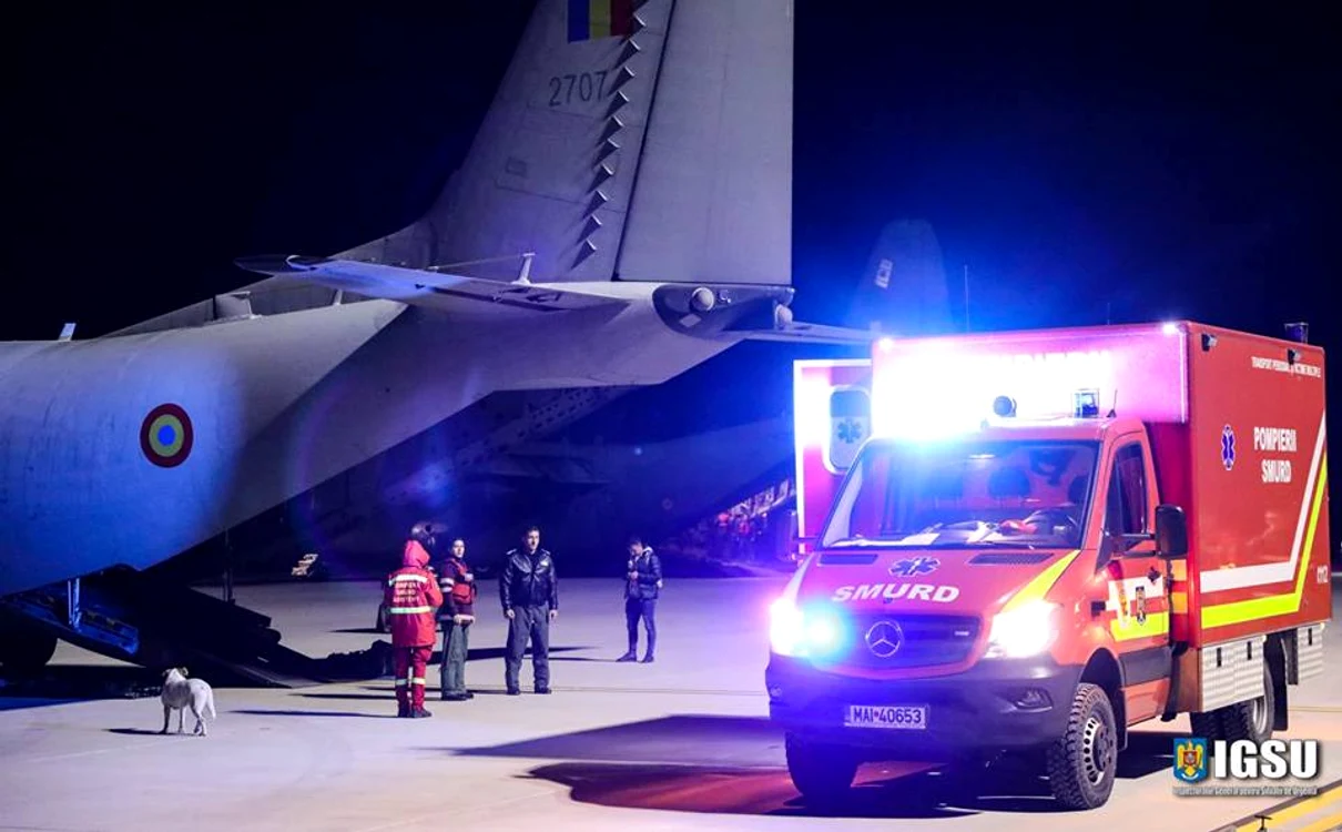 Exercițiul”Seism 2018”a inclus în simularea incendiului de la Spitalul Nicolae Malaxa și evacuarea pacienților cu avionul, spre spitale din alte localități  