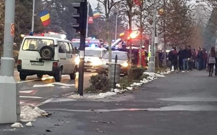 accident baia mare. foto arhiva personala