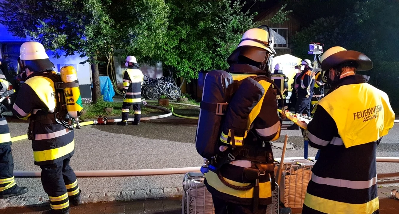 Pompieri germani. FOTO arhivă Freiwillige Feuerwehr Aßling