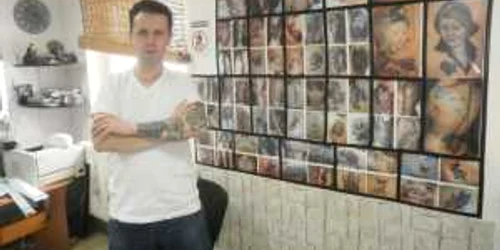 Adrian Berdean, pasionat de arta tatuării