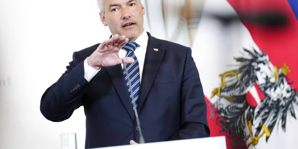 Cancelarul austriac Karl Nehammer FOTO Profimedia jpg
