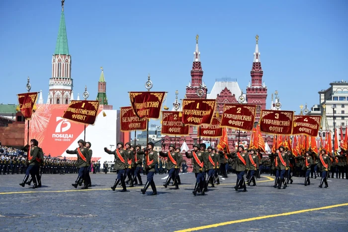 Parada la Moscova cu ocazia implinirii a 75 de ani de la infrangerea lui Hitler. FOTO Guliver-Gettyimages