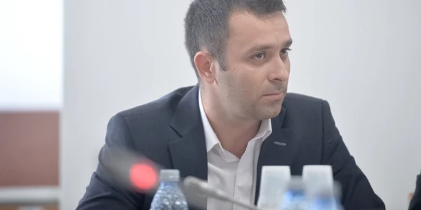 Maior Laurenţiu Cazan - şef Jandarmeria Bucureşti / FOTO Mediafax Foto / Alexandru Dobre