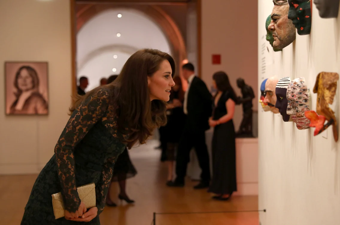 Prințesa Kate a vizitat National Portrait Gallery în 2017. FOTO: Getty Images