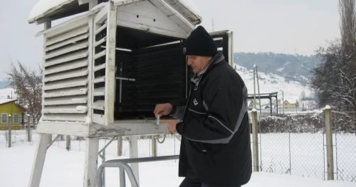 La statia meteo din Piatra Neamt s-au înregistrat minus 13 grade