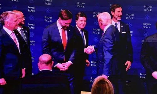 nicusor dan participa la prima reuniune a consiliului pacii al lui trump presedintele a plecat la washington cu un avion inchiriat FoTO administratia prezitentiala 1047600 webp