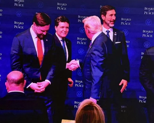 nicusor dan participa la prima reuniune a consiliului pacii al lui trump presedintele a plecat la washington cu un avion inchiriat FoTO administratia prezitentiala 1047600 webp