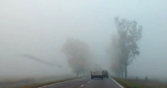 Vizibilitatea a scăzut considerabil foto Botoşani
