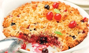 crumble cu fructe de padure jpg