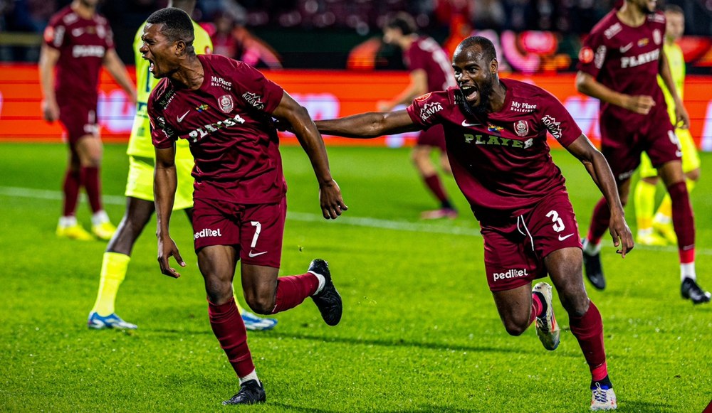 CFR Cluj se impune cu 2-1 în fața lui Poli Iași, după un meci tensionat și o eliminare în minutul 76