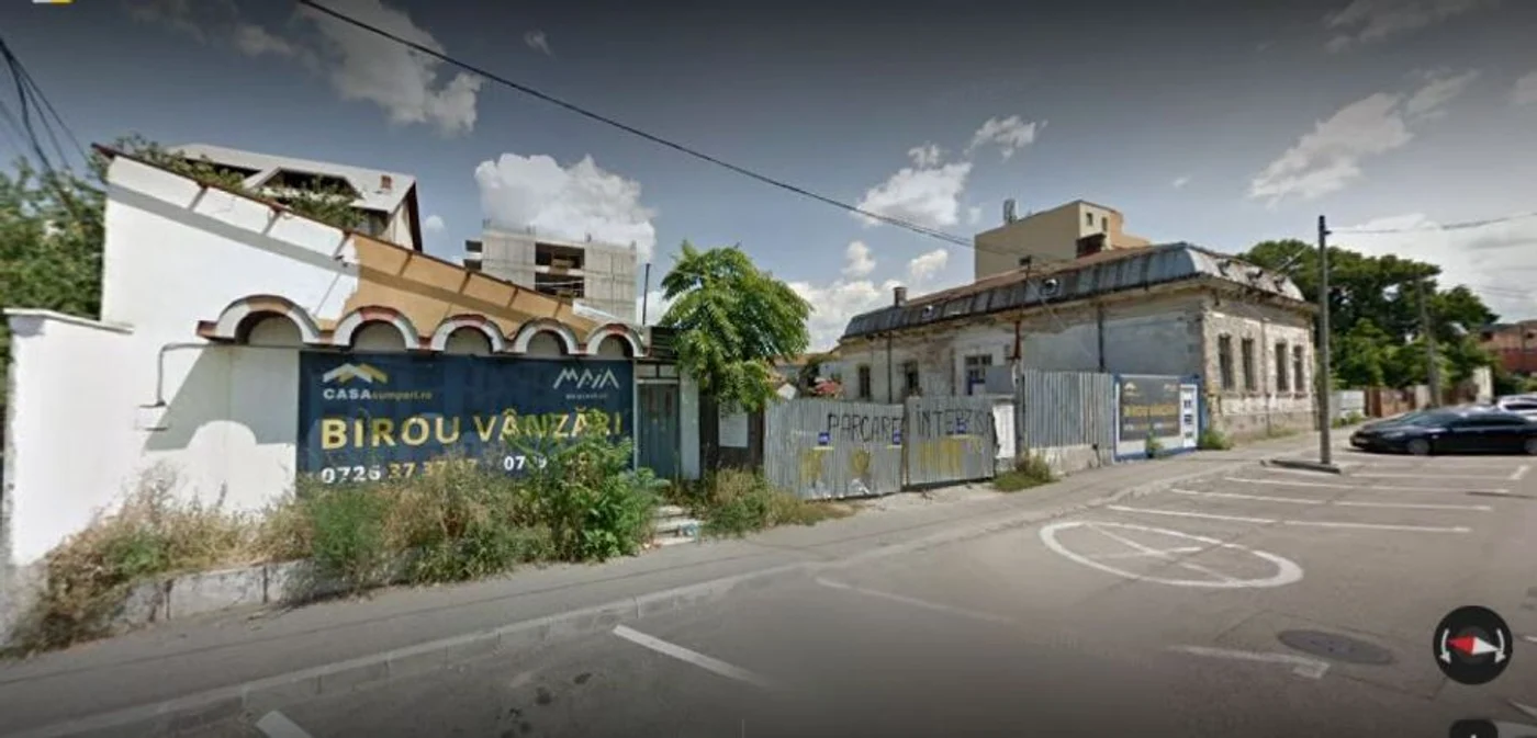 Zona în care firma solicitantă dezvoltă un proiect imobiliar. Sursă Google Maps Street View
