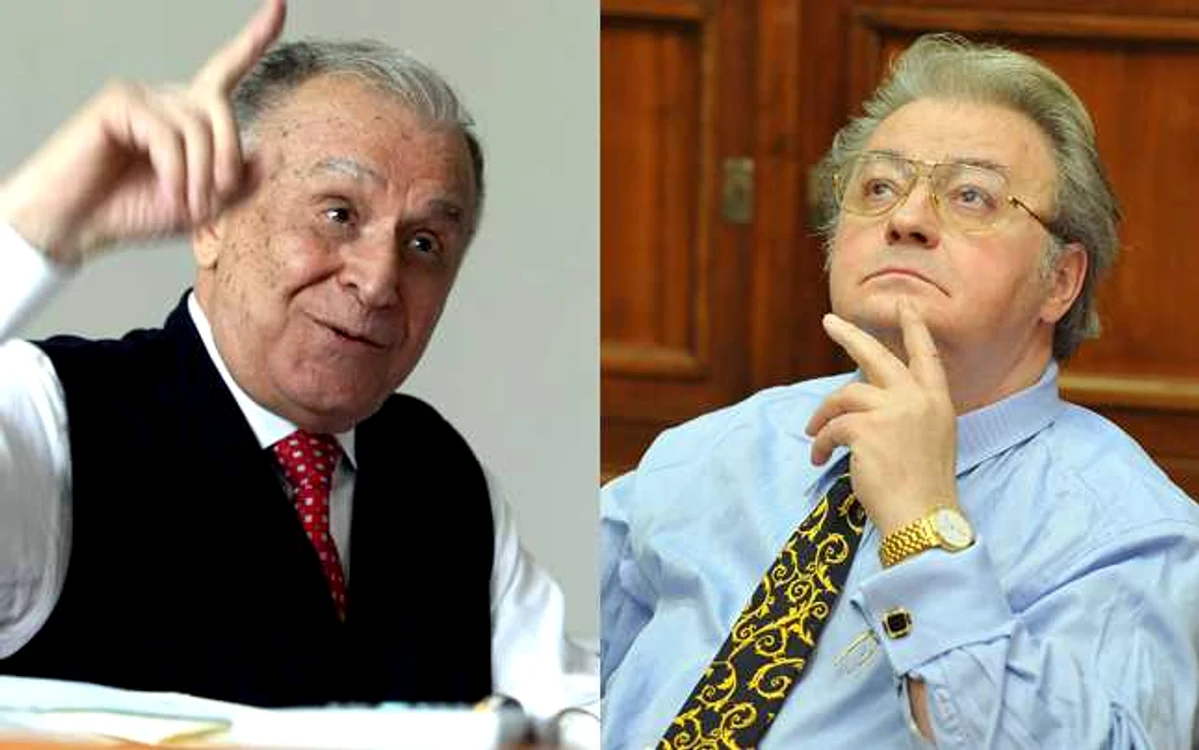 Ilon Iliescu și Corneliu Vadim Tudor FOTO: Adevărul