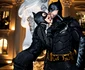 Philipp Plein si Lucia Bartoli costumati ca Batman si Cat Woman