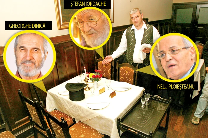 Ospătarul Gabriel Iacob ne-a arătat cum stăteau cei trei prieteni la masă