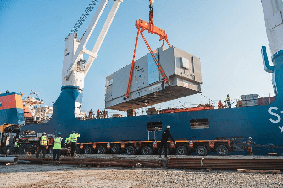 Turbinele de gaz pentru centrala pe cogenerare au ajuns la Rompetrol Energy