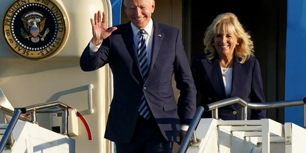 Joe Biden a ajuns în Marea Britanie FOTO news.ro