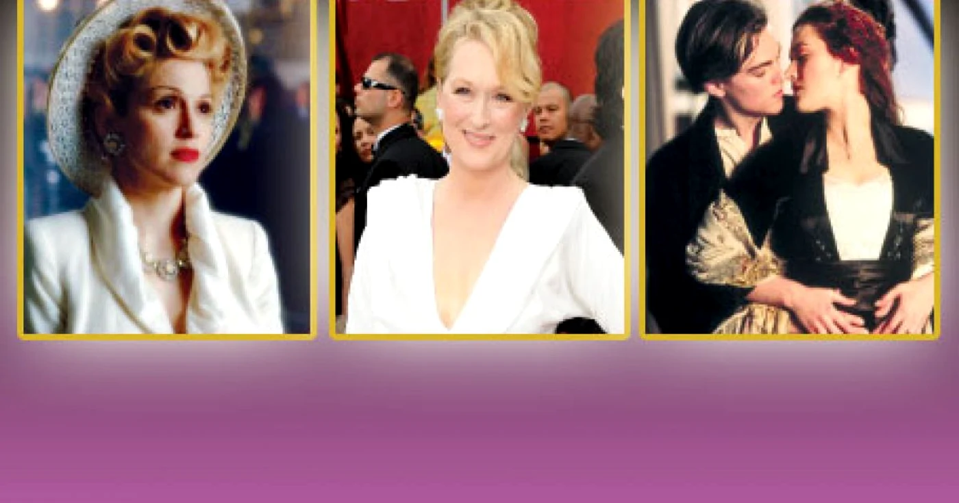 Madonna în filmul „Evita“,Meryl Streep,marea perdantă a rolului din „Evita“ şi o scenă celebră din „Titanic“ cu Leonardo DiCaprio şi Kate Winslet