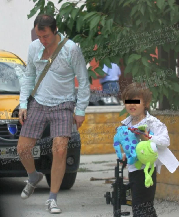 Călin Geambaşu şi fiul său (Foto: Alex Muscaliu)