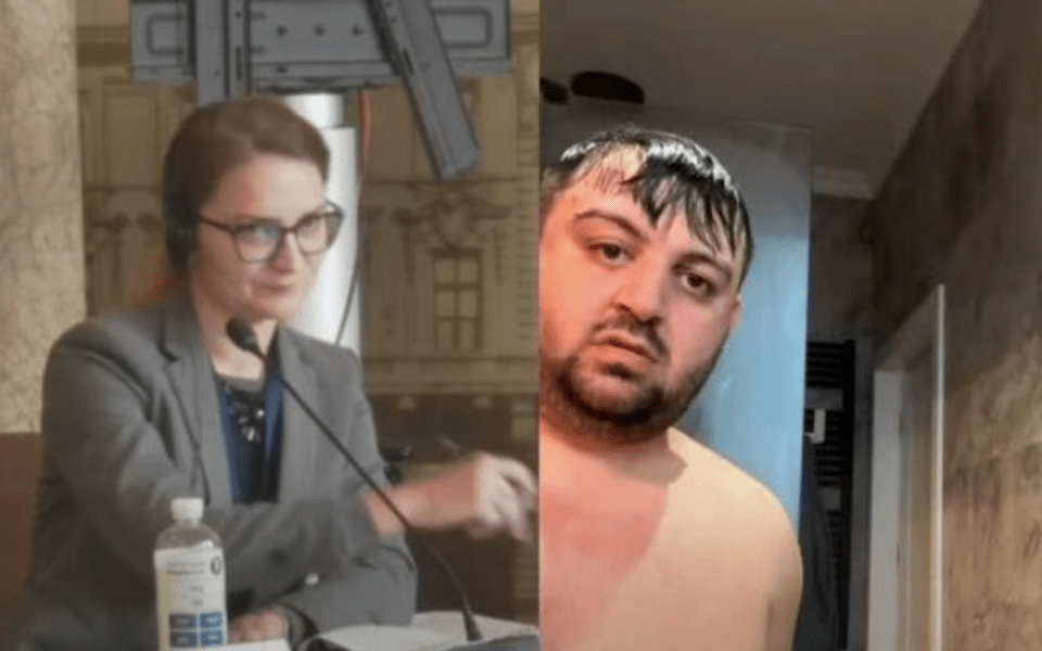 Un consilier de la Sectorul 1 a intrat dezbrăcat, de la duș, în ședință. Momentul, transmis LIVE pe Internet VIDEO